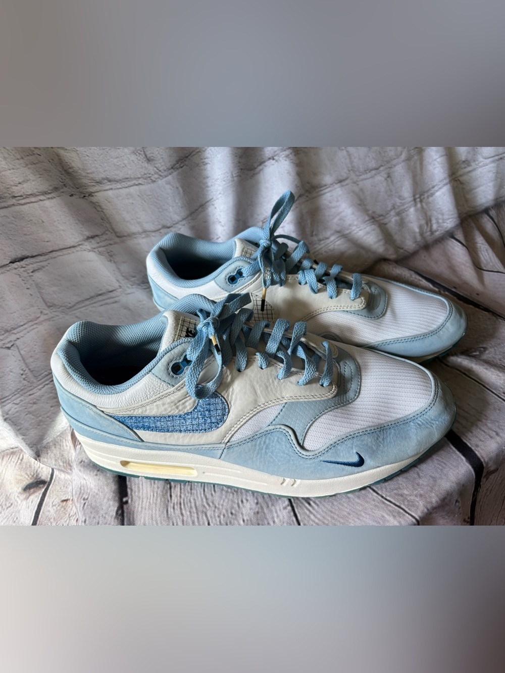 Nike Air Max 1 Premium Blueprint Air Max Day Retro Shoes DR0448-100 Sz 13 Men’s